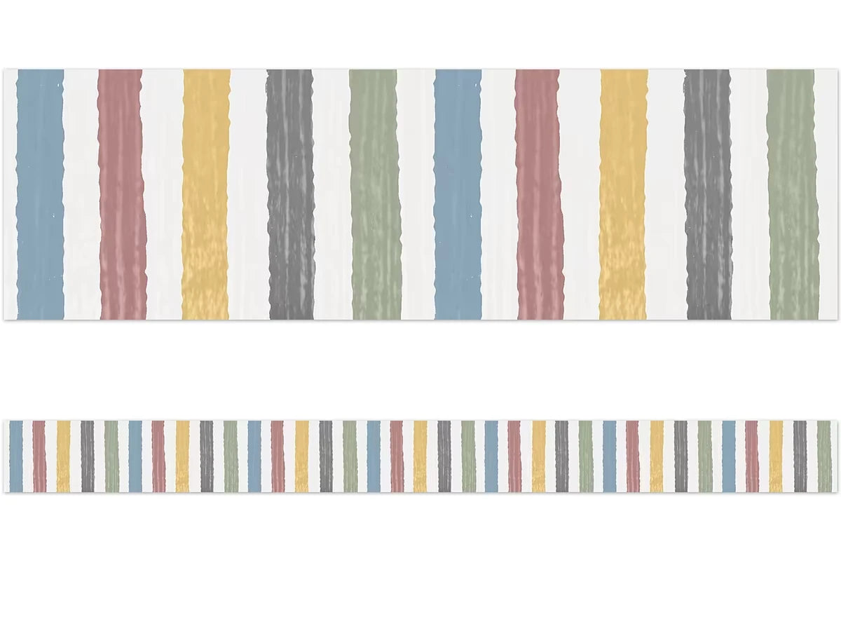 Classroom Cottage Striped Border - US 6192