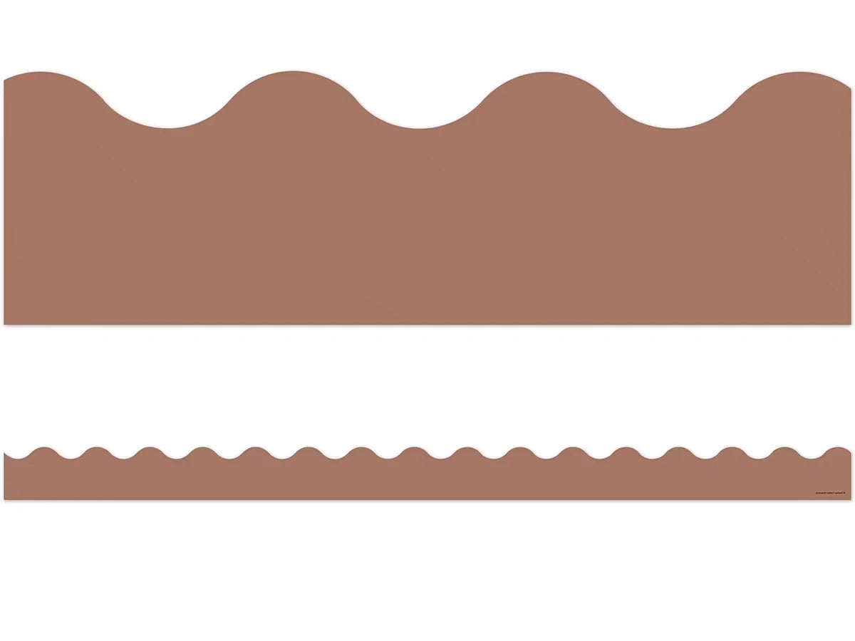 Mocha Scalloped Border - US 5797