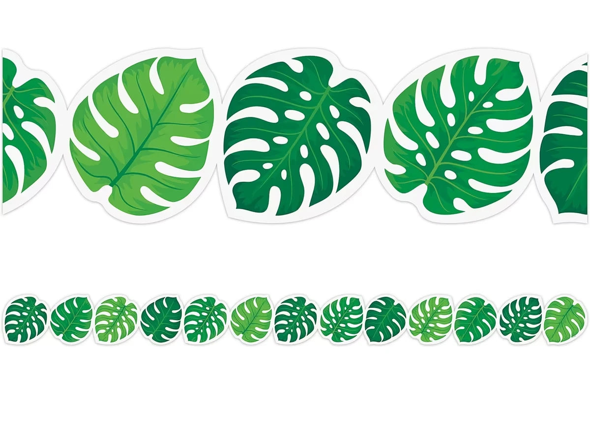 Palm Paradise Tropical Leaf Border - US 5629