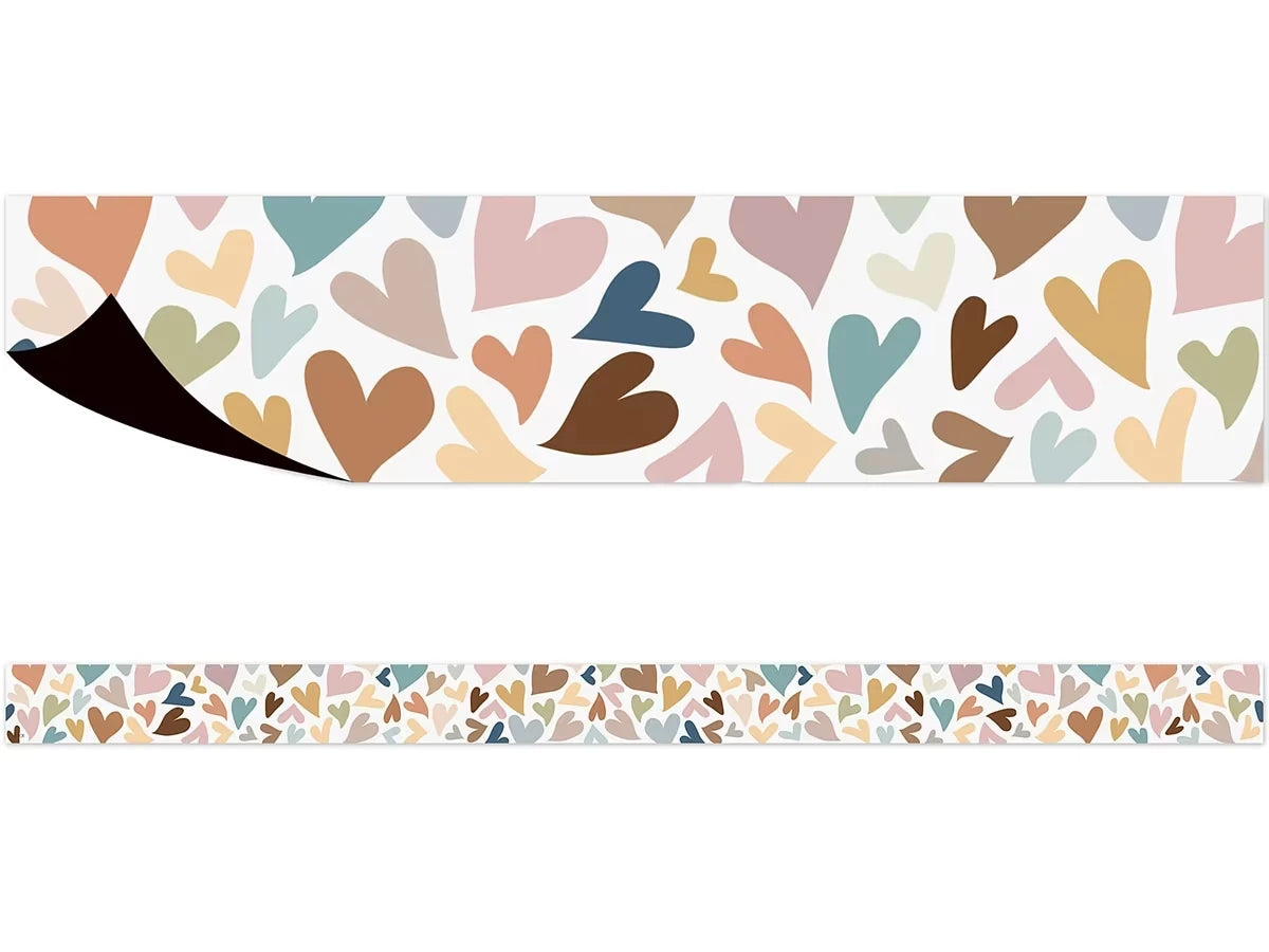 Everyone Is Welcome Hearts Magnetic Border - US 5759