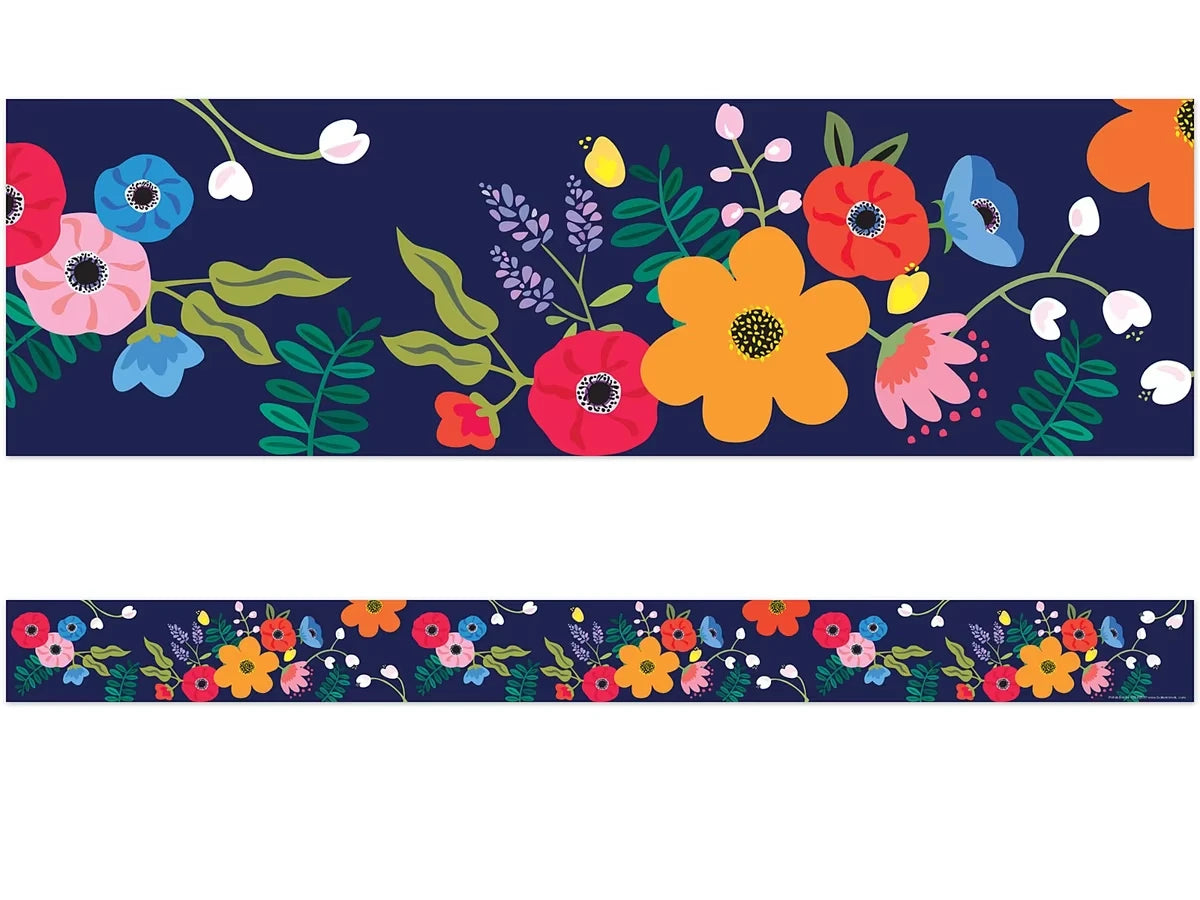 Petals & Prickles Double-Sided Floral Border - US 5039