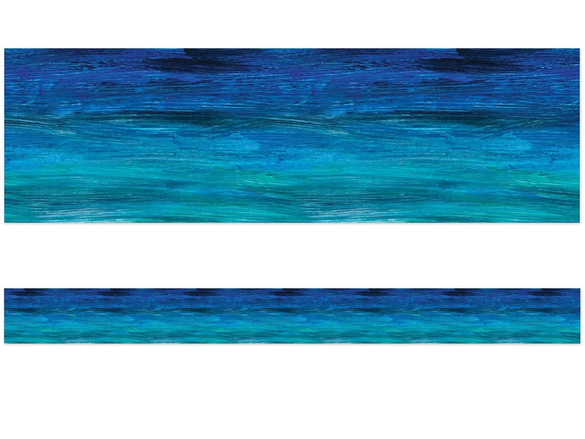 Eric Carle Shades of Blue Border - US 4693