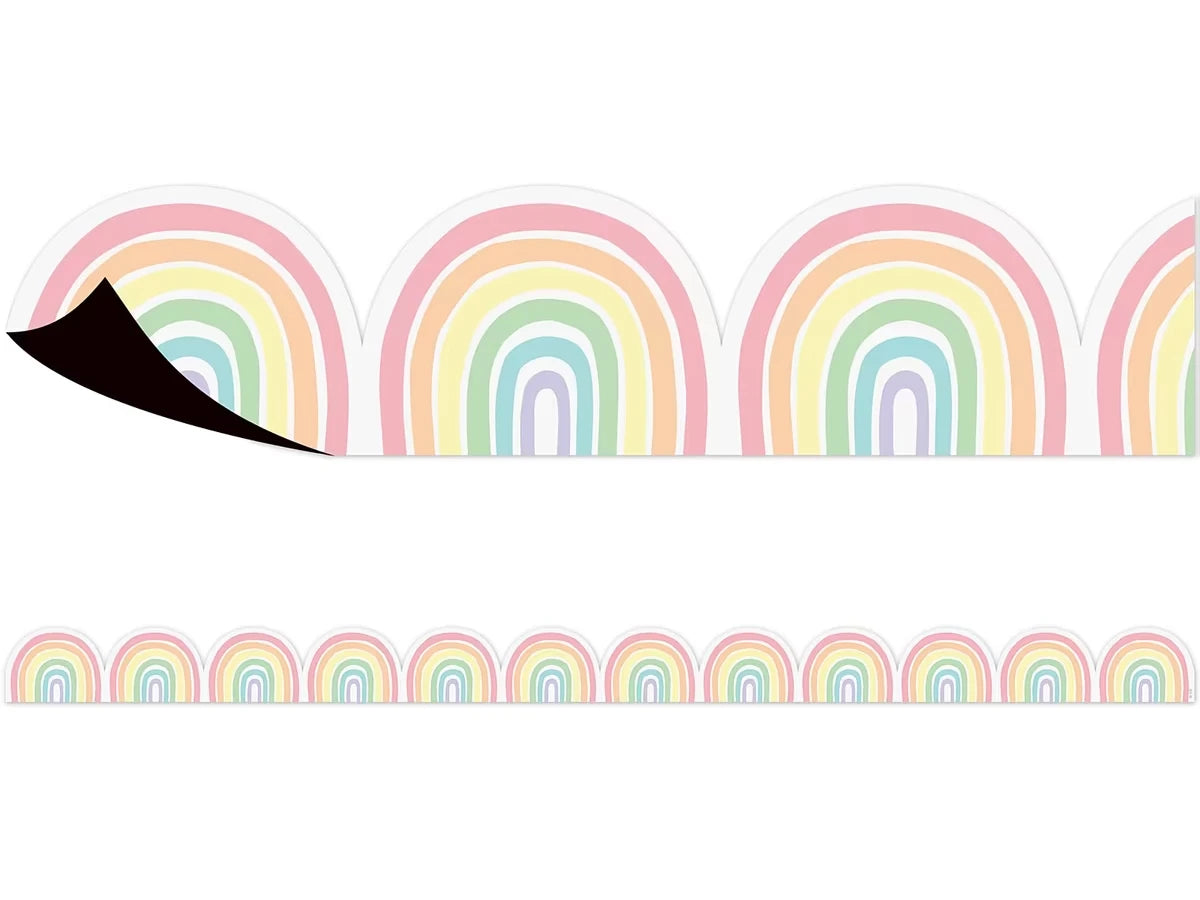 Pastel Pop Rainbow Magnetic Border - US 3926
