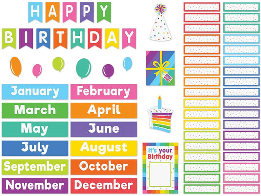 Colorful Birthday Bulletin Board Set - US 9269