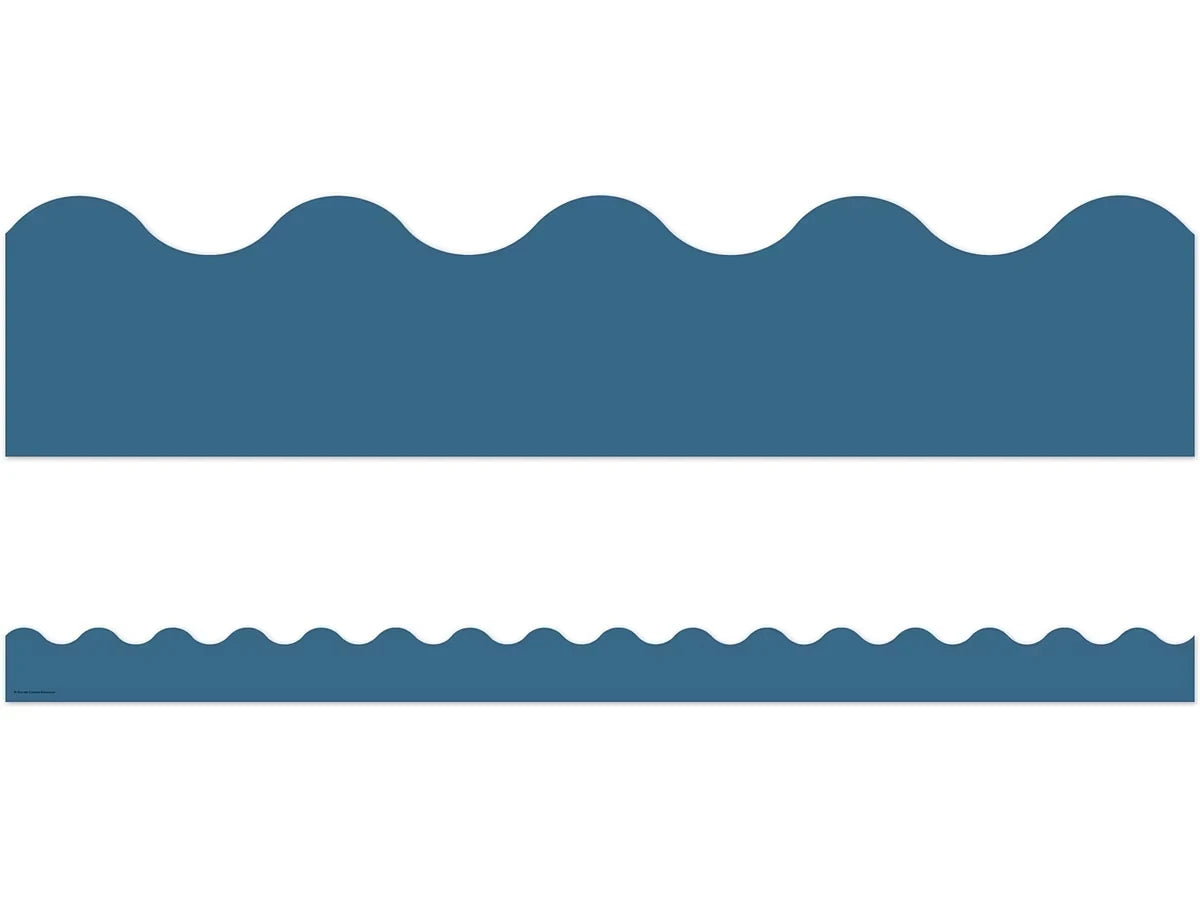 Slate Blue Scalloped Border - US 5192