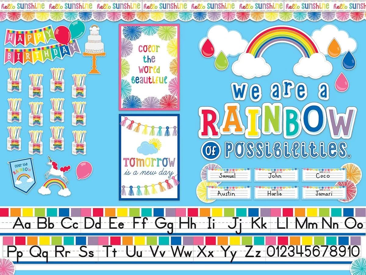 Hello Sunshine Birthday Bulletin Board Set - US 3563