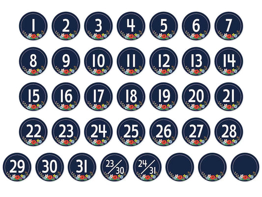 Wildflowers Calendar Mini Accents - US 9316