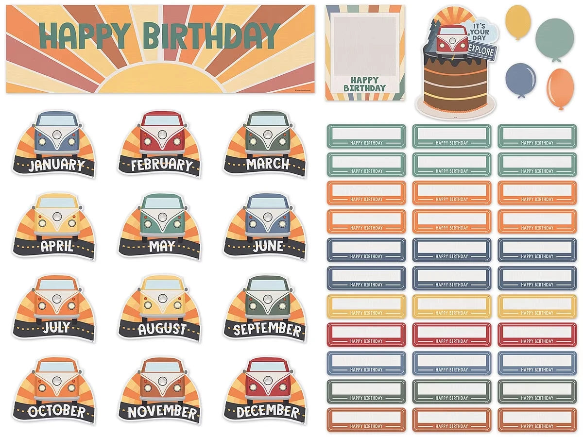 Moving Mountains Birthday Bulletin Board Set - US 2689