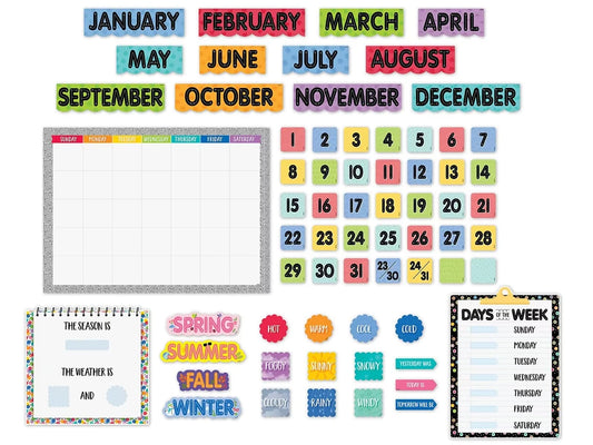 Core Decor Calendar Bulletin Board Set - US 6826