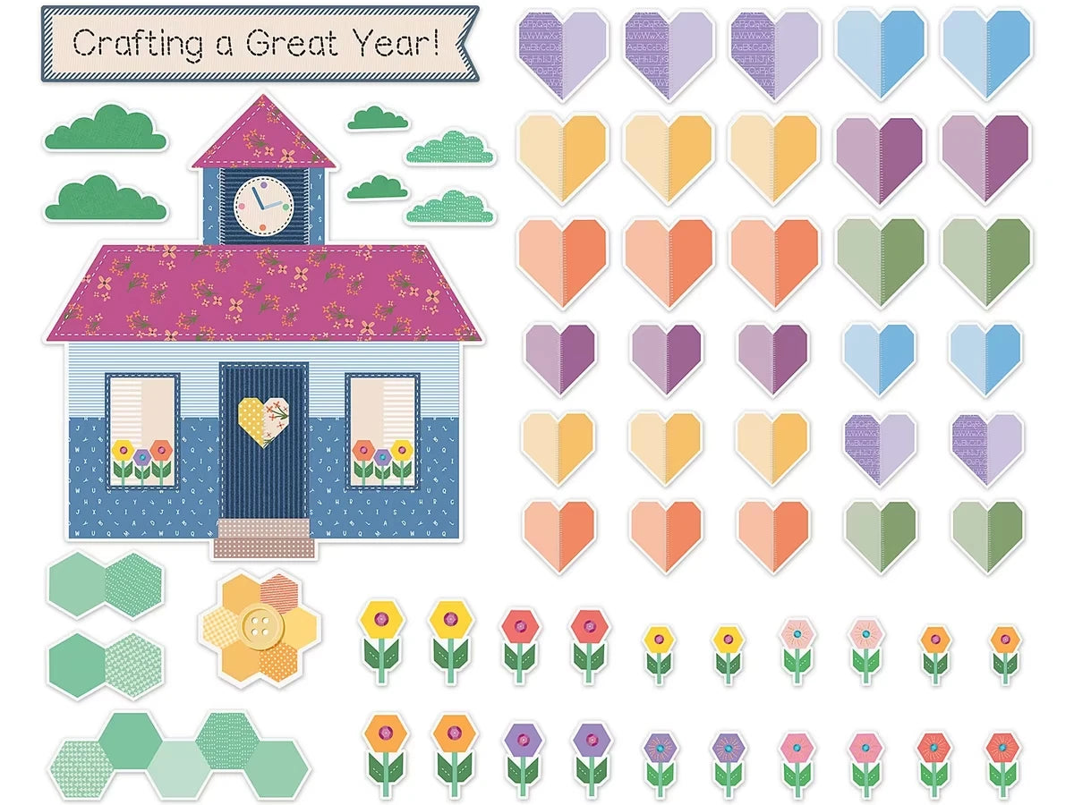 Crafty and Cool Crafting a Great Year Bulletin Board Set - US 5581