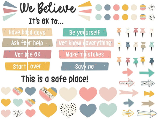 We Belong Motivational Bulletin Board Set - US 8014