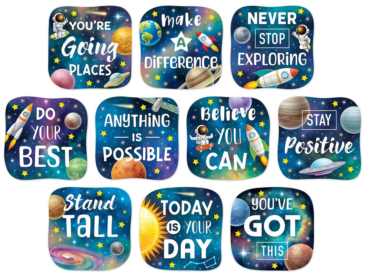 Outer Space Crew Positive Sayings Accents - US 9705