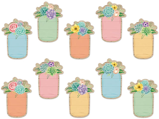 Rustic Bloom Mason Jar Accents - US 9433