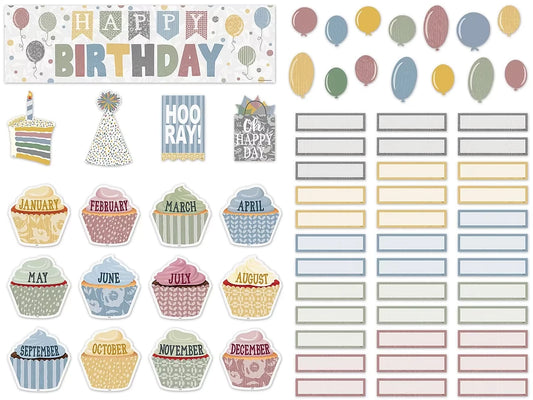 Classroom Cottage Birthday Bulletin Board Set - US 1229