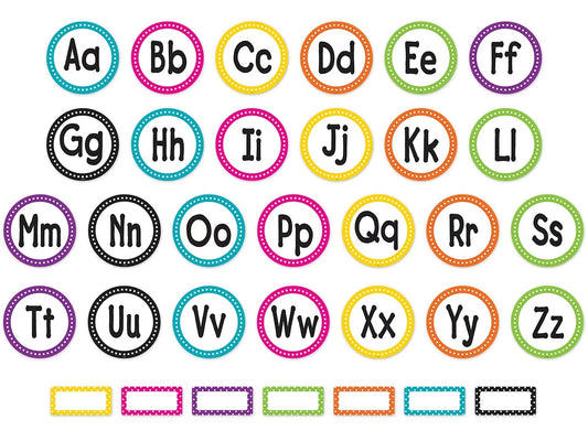 Polka Dot Word Wall Bulletin Board Set - US 6350