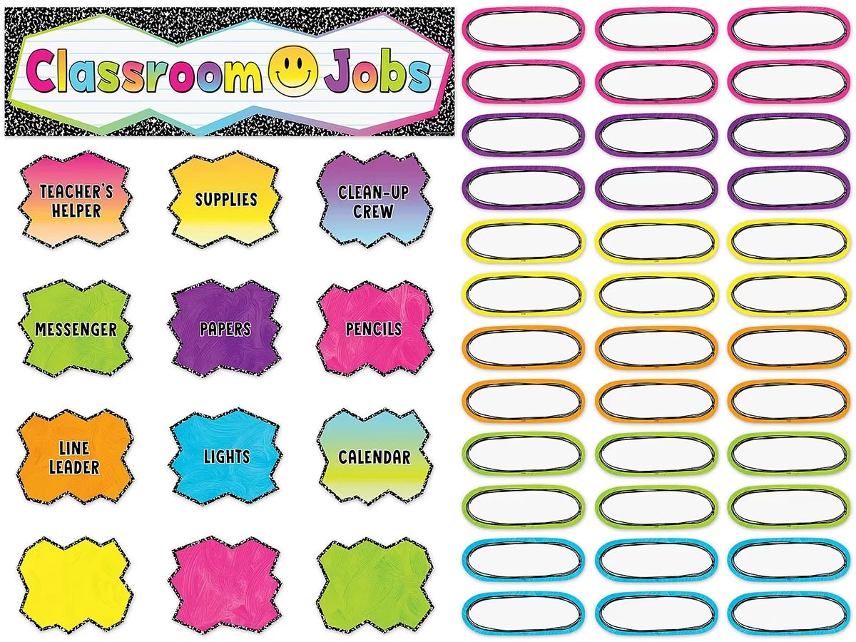 Brights 4Ever Classroom Jobs Bulletin Board Set - US 8451