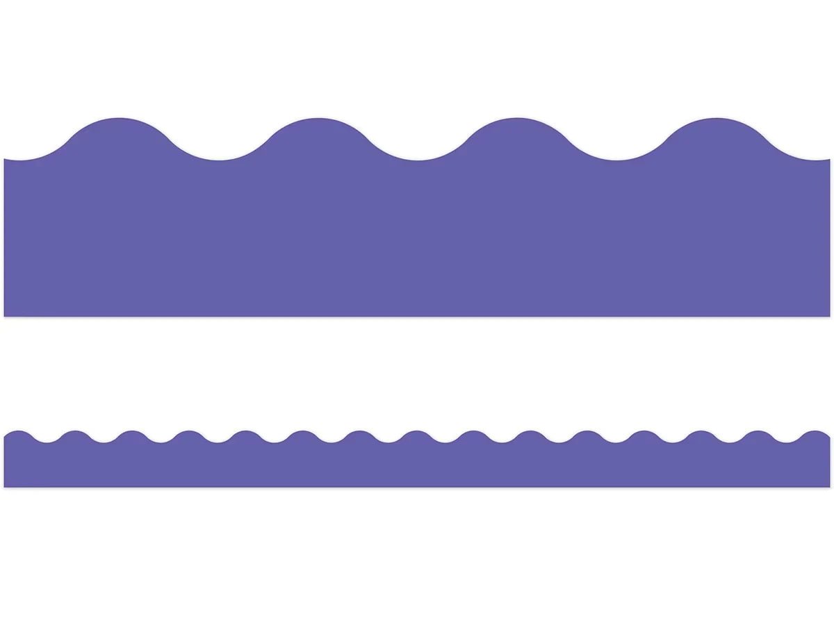 Purple Scalloped Border - US 9472