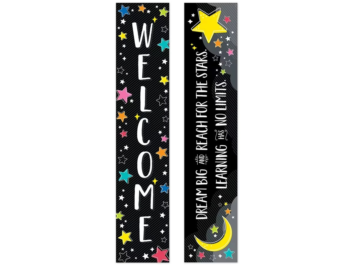 Star Bright Double-Sided Welcome Banner - US 1516