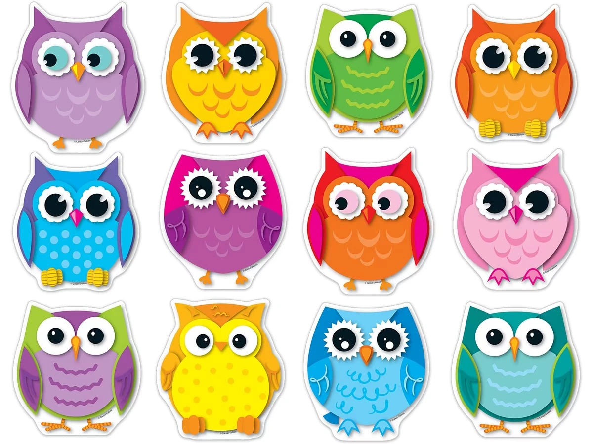 Colorful Owl Accents - US 9798