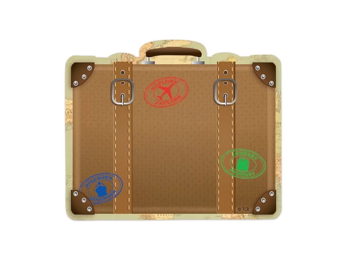 Travel the Map! Vintage Luggage Mini Accents - US 3481