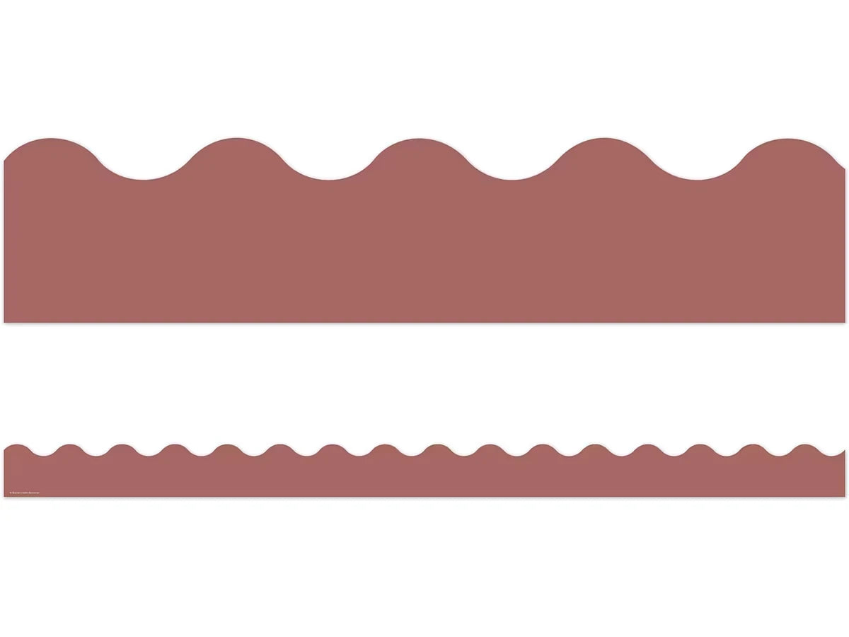 Wonderfully Wild Rose Scalloped Border - US 4726
