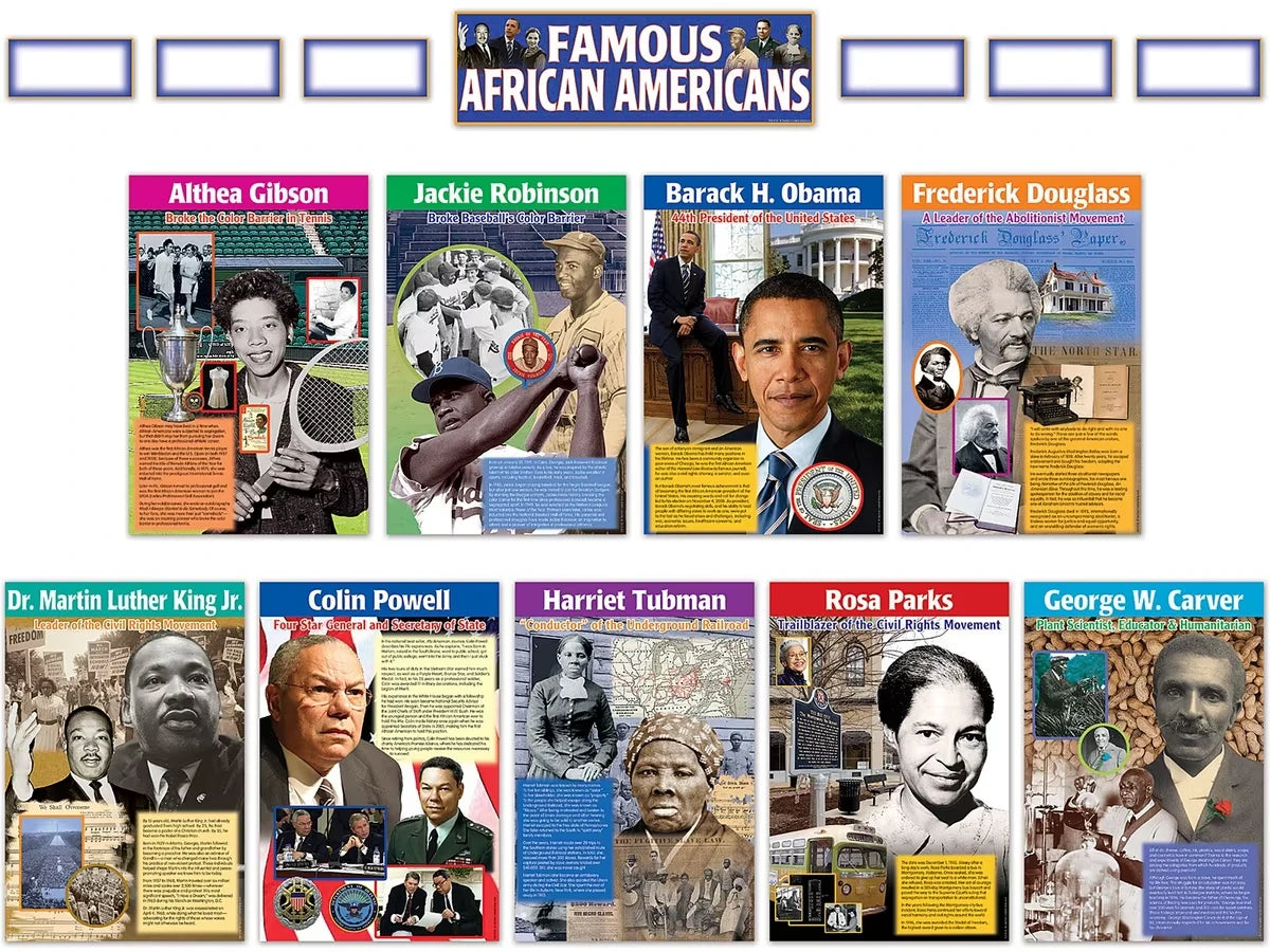 Famous African Americans Bulletin Board Set - US 4722