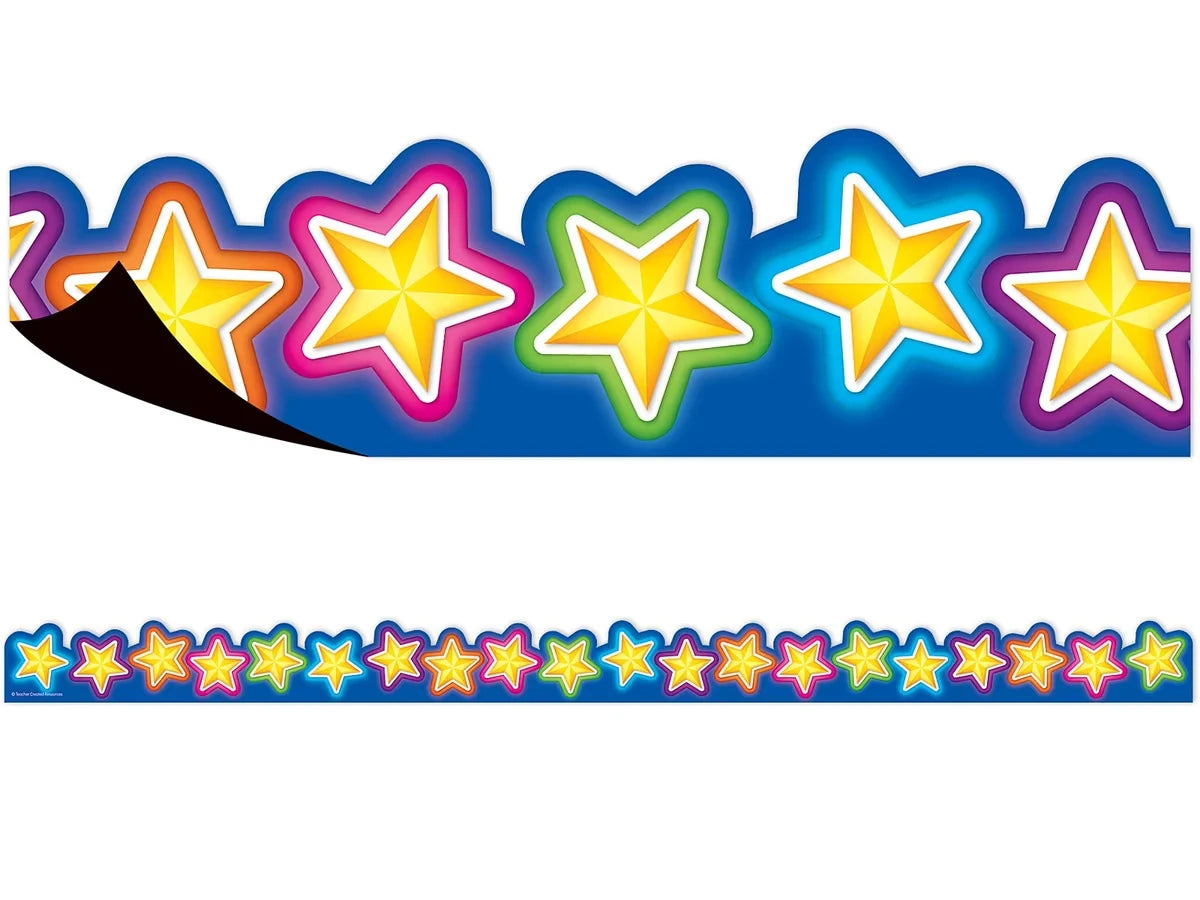 Neon Star Magnetic Border - US 4774