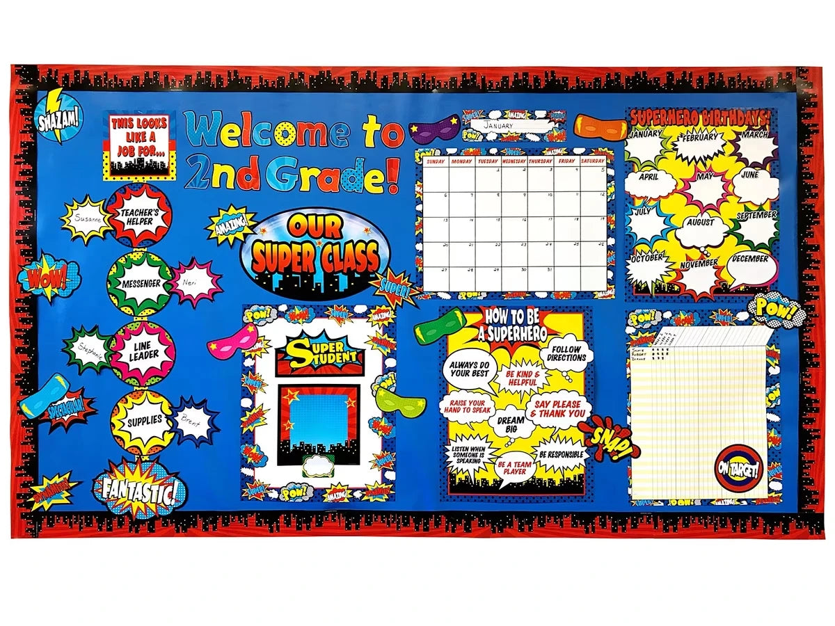 Superhero Classroom Calendar - US 2351