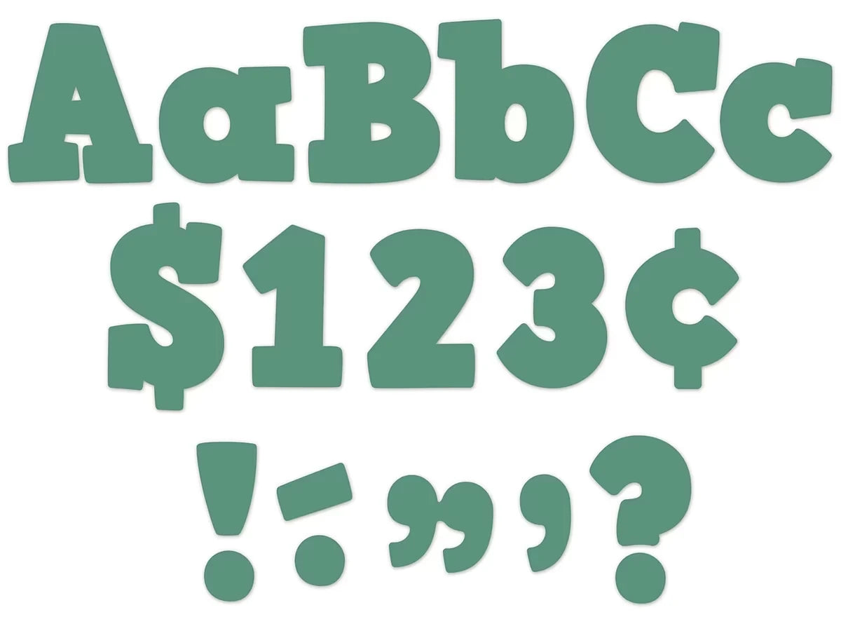 Eucalyptus 4" Punch-Out Letters - US 6935