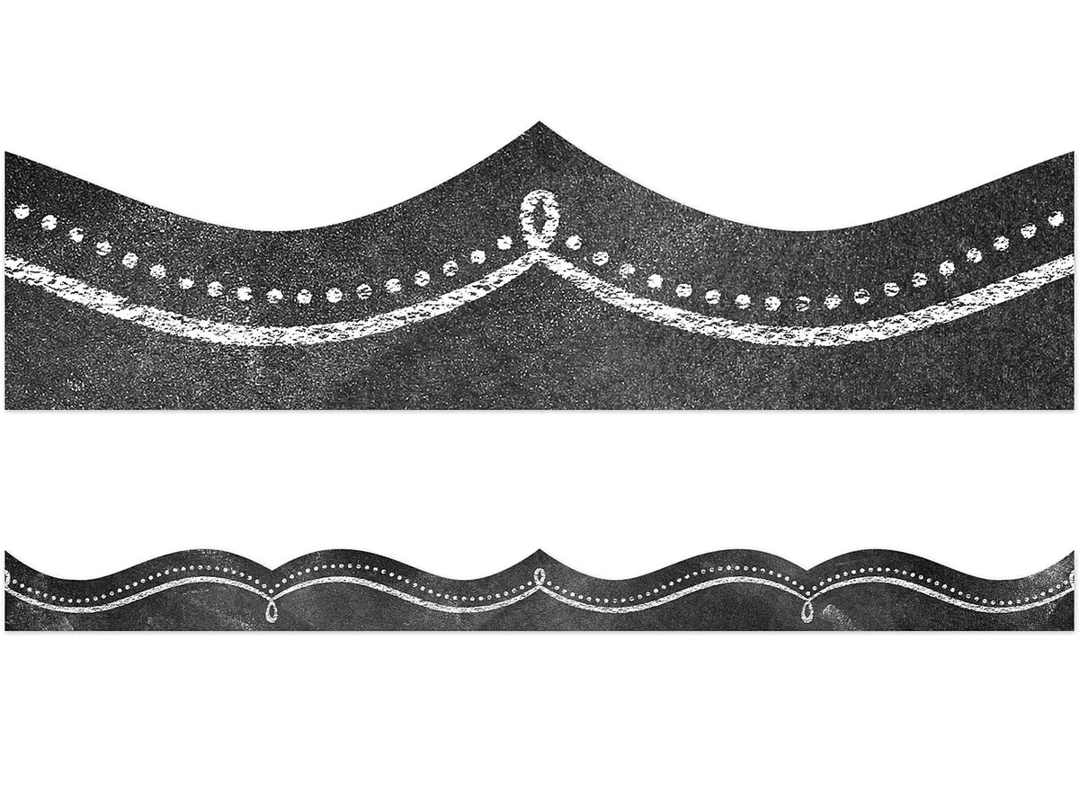 Chalk It Up! Dotted Swirl Border - US 2630