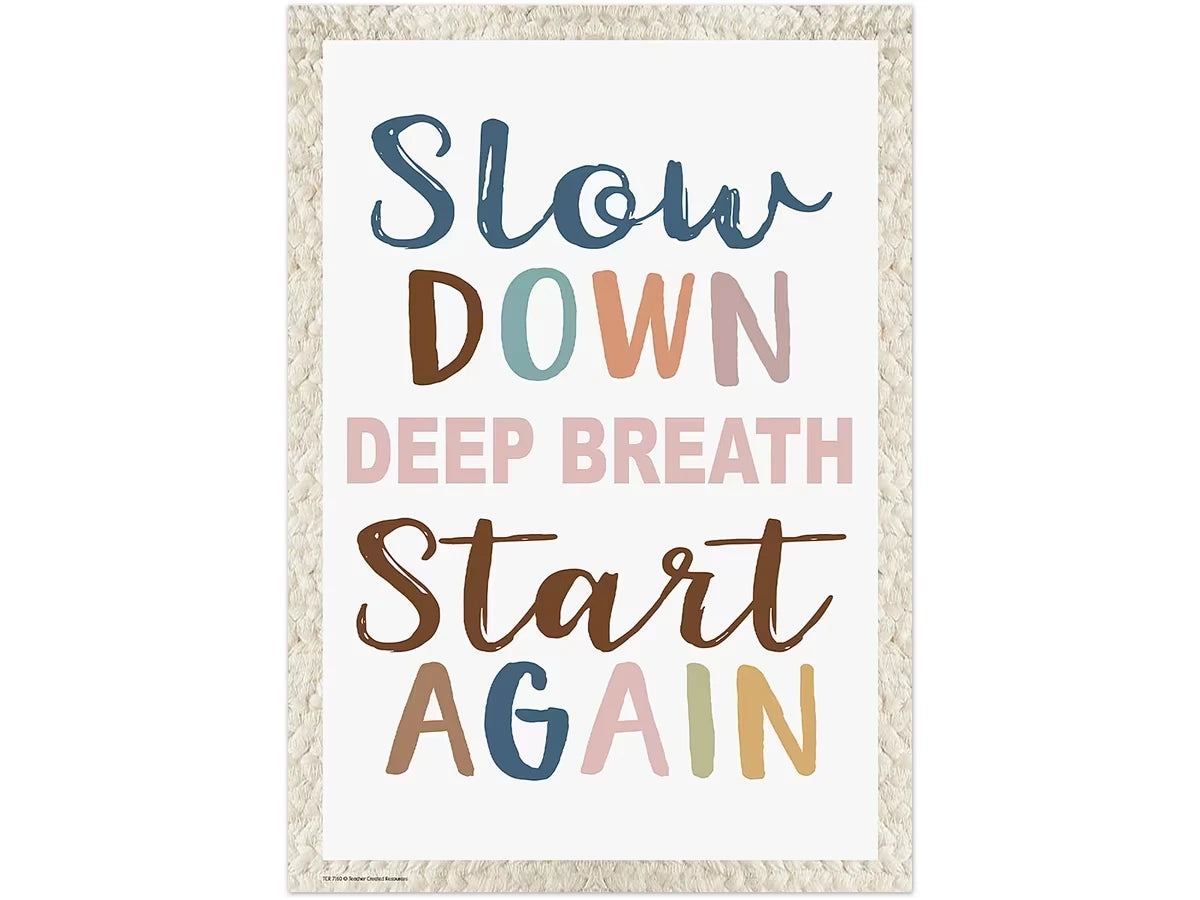 Everyone Is Welcome Slow Down Poster - US 2075