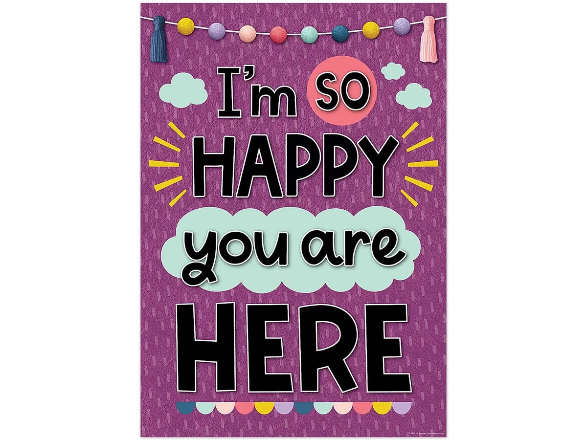 Oh Happy Day! I’m So Happy You Are Here Poster - US 9659