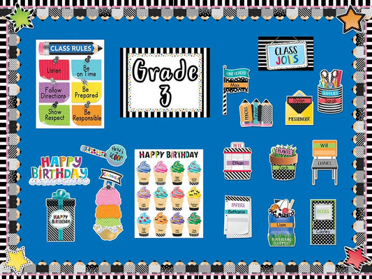 Bold & Bright Birthday Poster - US 2180