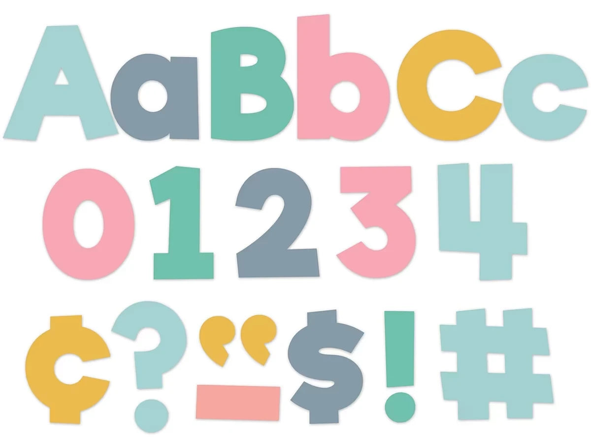 Boho 4" Punch-Out Letters - US 2872