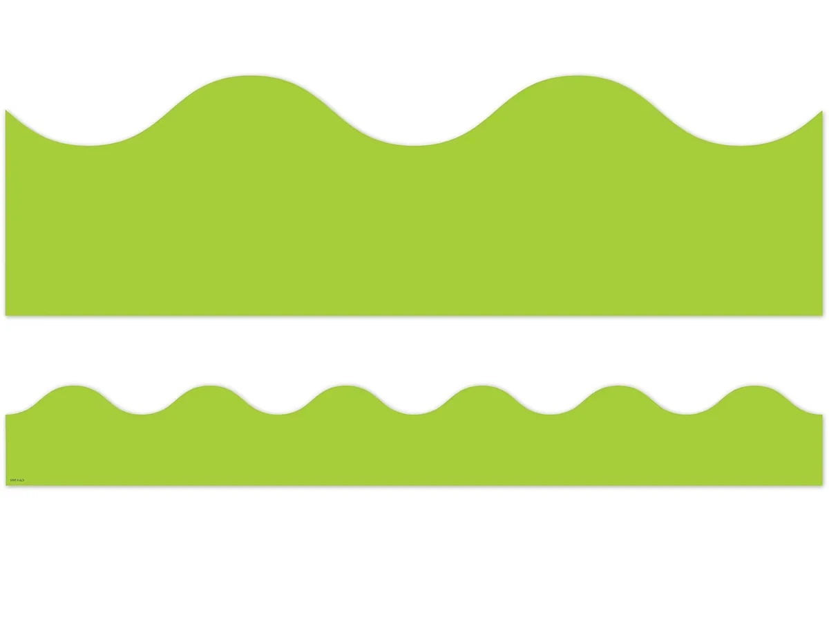 Core Decor Lime Scalloped Border - US 6710