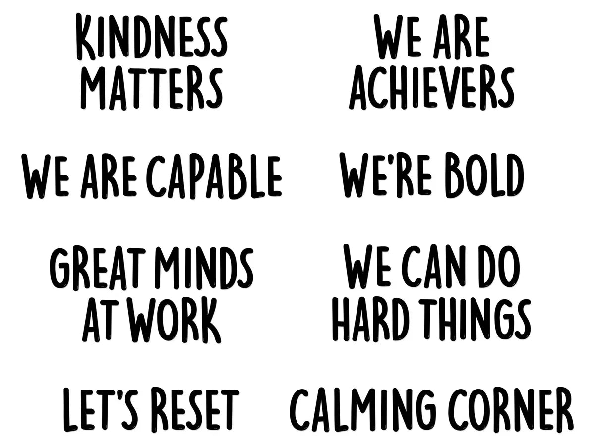 Mindset Motivational Bulletin Board Set - US 6947
