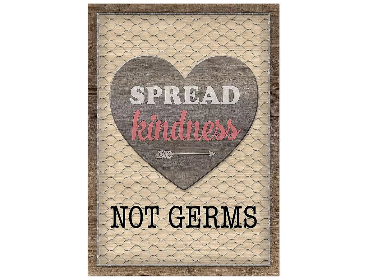 Home Sweet Classroom Spread Kindness Not Germs Poster - US 5262