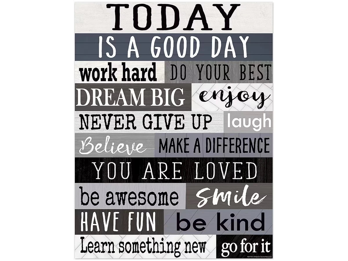 Modern Farmhouse Today Is a Good Day Poster - US 9184