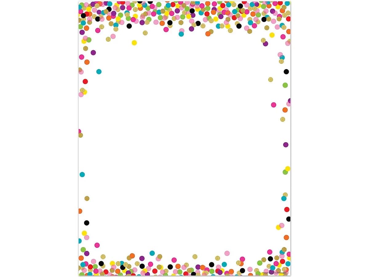 Confetti Blank Poster - US 4757