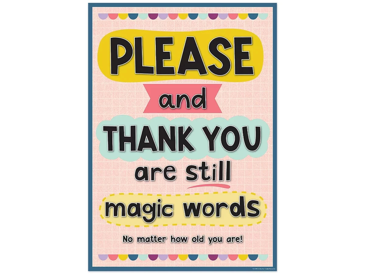 Oh Happy Day! Please and Thank You Poster - US 3572