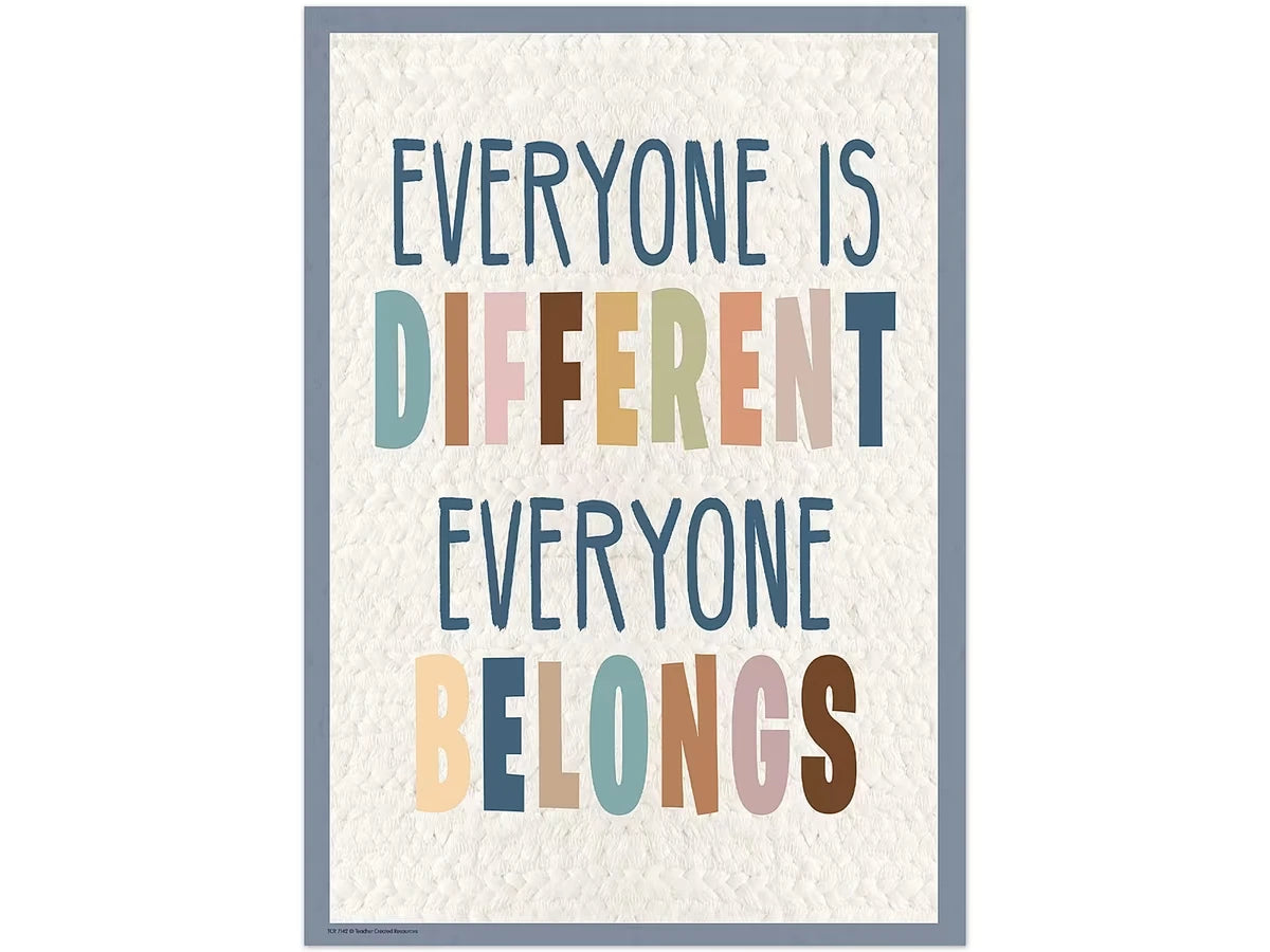 Everyone Is Welcome - Everyone Is Different Poster - US 7820