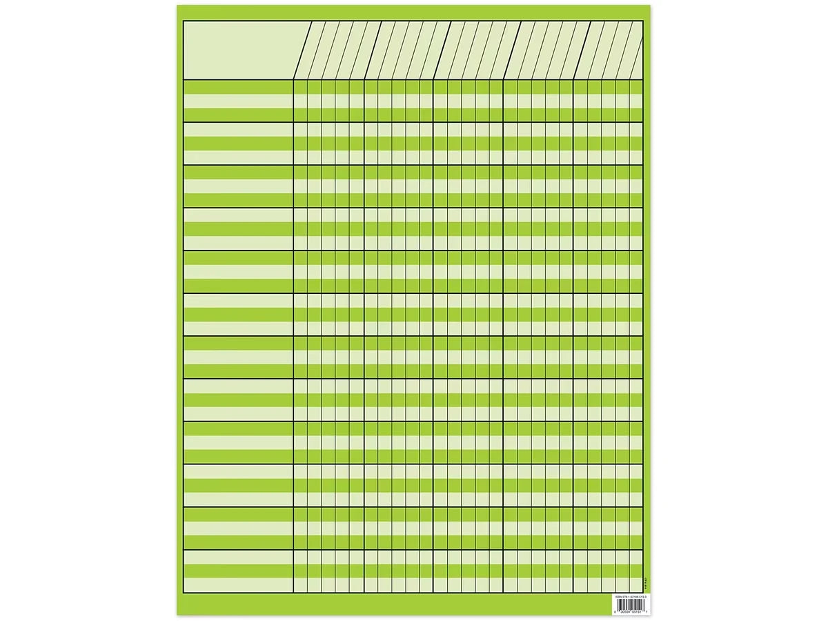 Lime Green Incentive Chart - US 7277