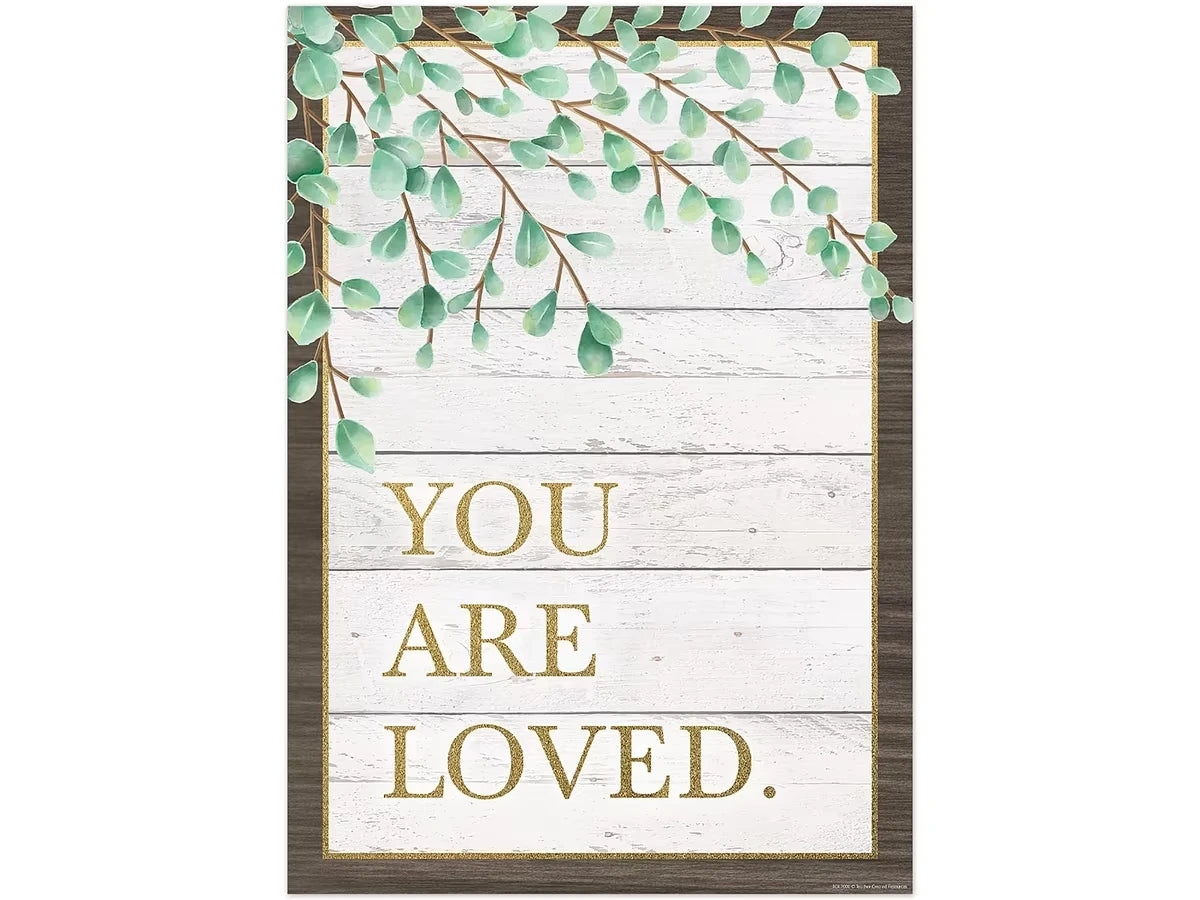 Eucalyptus You Are Loved Poster - US 5954