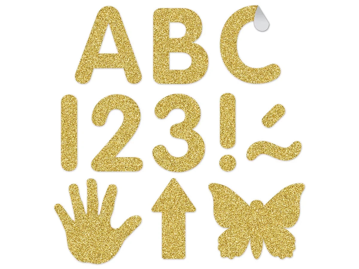 Gold Classic 2" Punch-Out Letters - US 1881