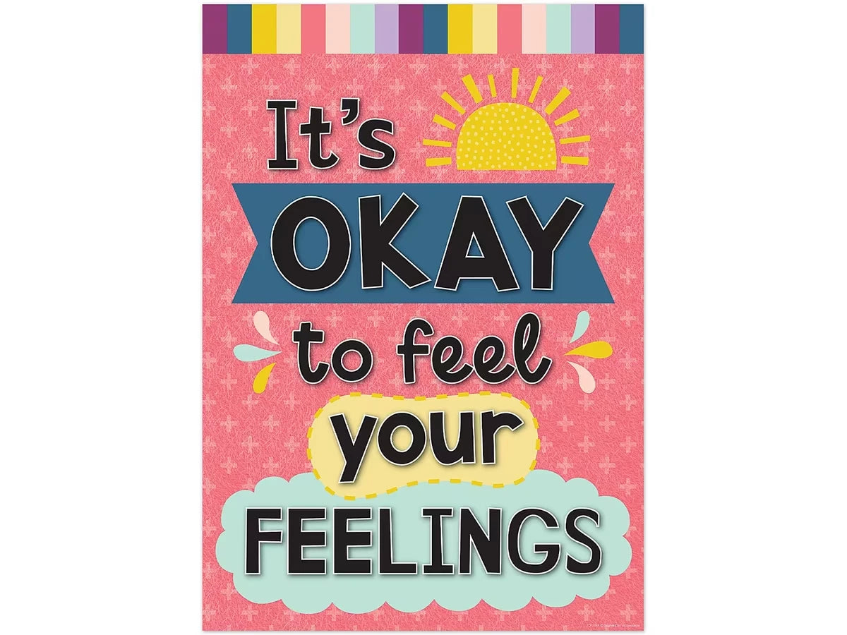 Oh Happy Day! It’s Okay to Feel Your Feelings Poster - US 5334