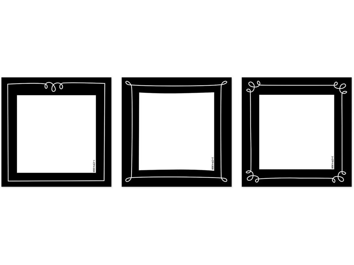 Black & White Card Mini Accents - US 8570