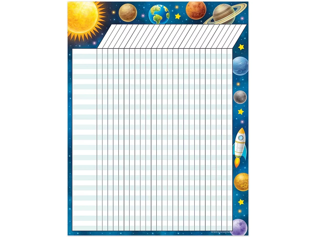 Outer Space Crew Incentive Chart - US 1254
