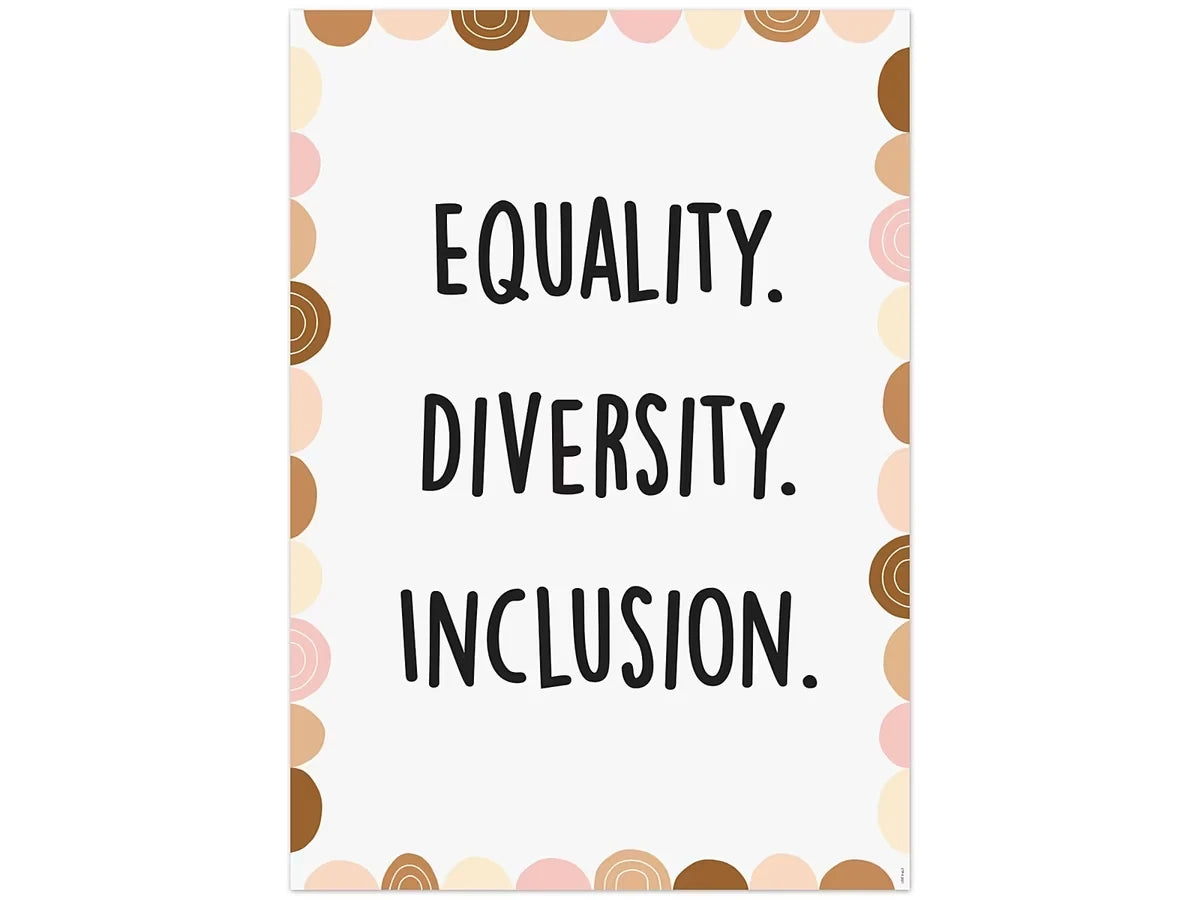 Equality, Diversity, Inclusion Poster - US 4687