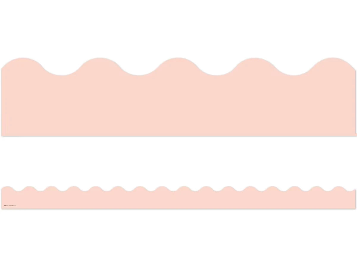 Blush Pink Scalloped Border - US 2261
