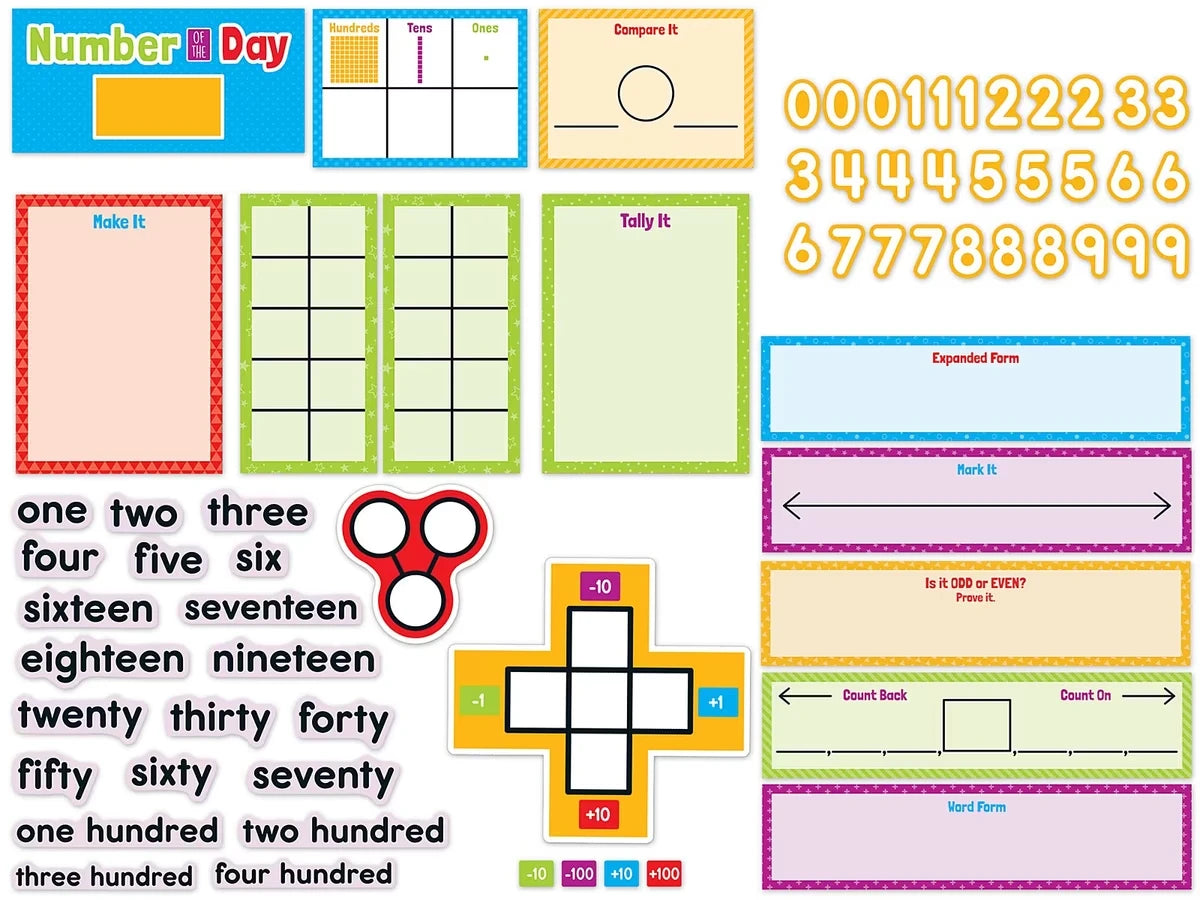 Number of the Day Bulletin Board Set - US 8713